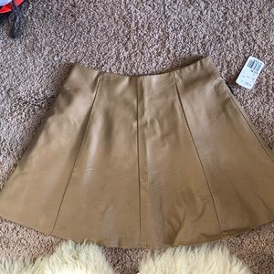 Leather skirt